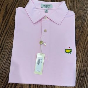 Masters Peter Millar New in Bag Pink & white stripe